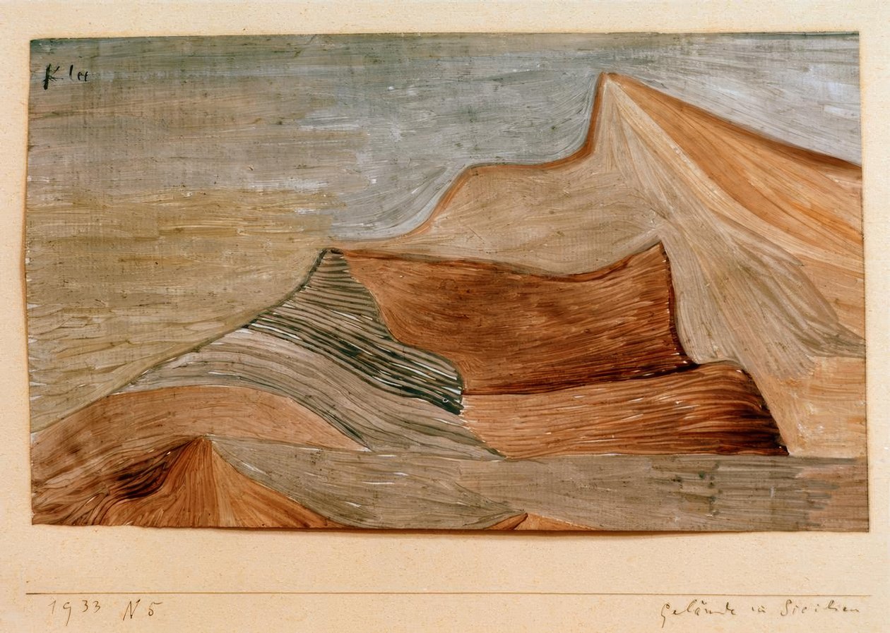 Terræn i syd af Paul Klee