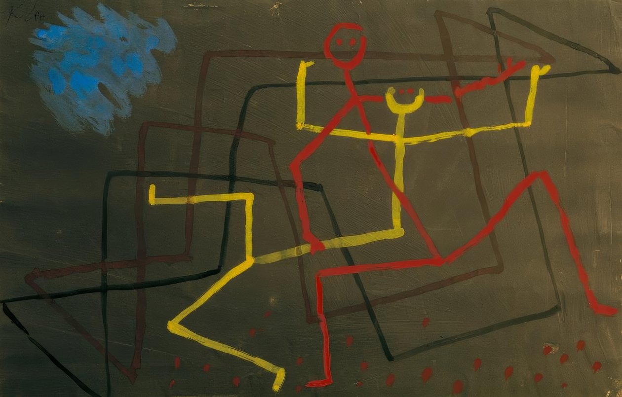 Gul er underlagt af Paul Klee