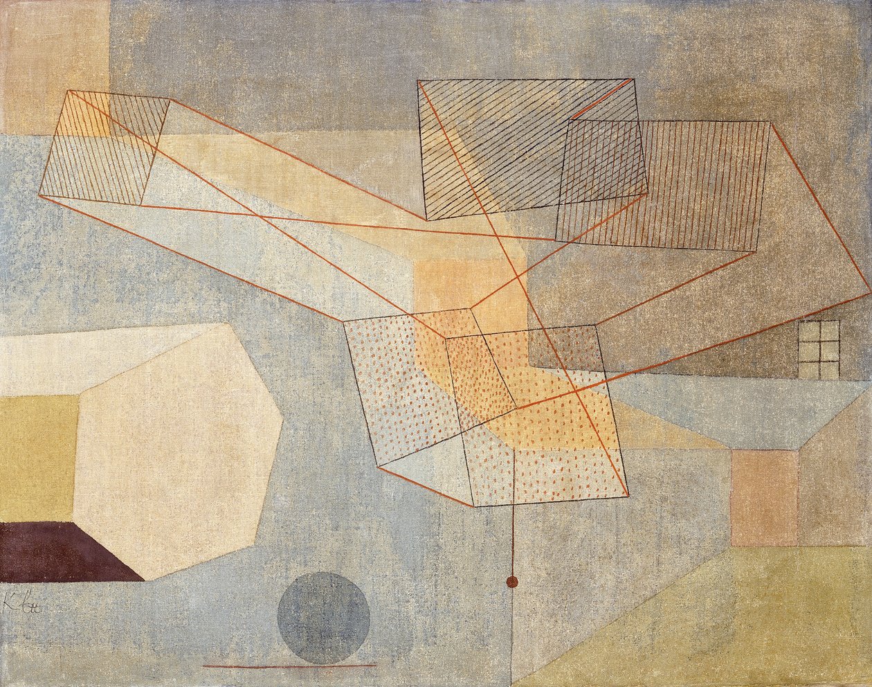 glide; glidende af Paul Klee