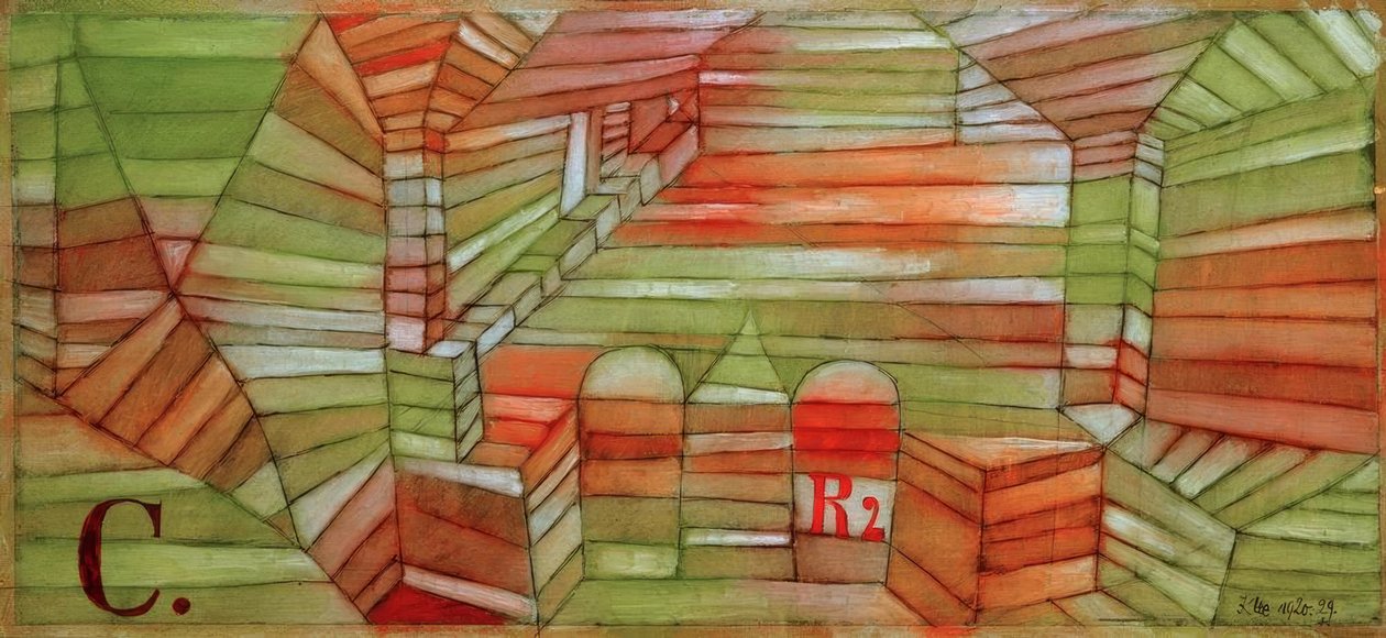 Hal C indgang R 2 af Paul Klee