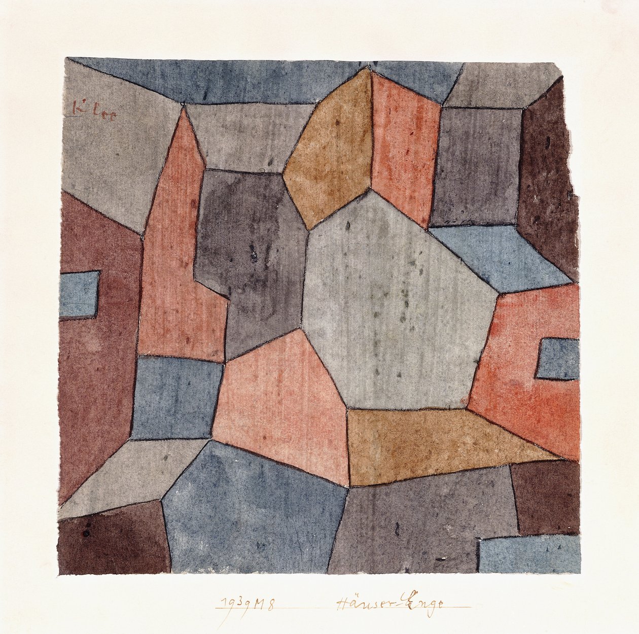 Hauser snæverhed af Paul Klee