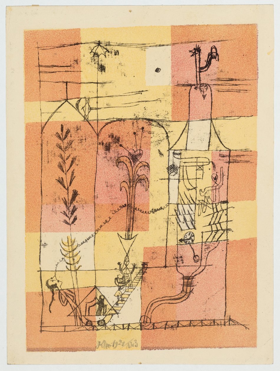 Hoffmann Scene, 1921. af Paul Klee