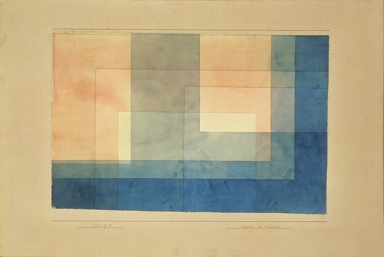Hus på vandet af Paul Klee