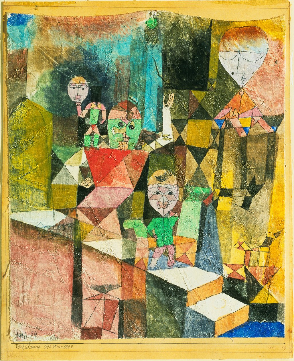 Introducing the Miracle Introducing the Miracle, 1916. af Paul Klee