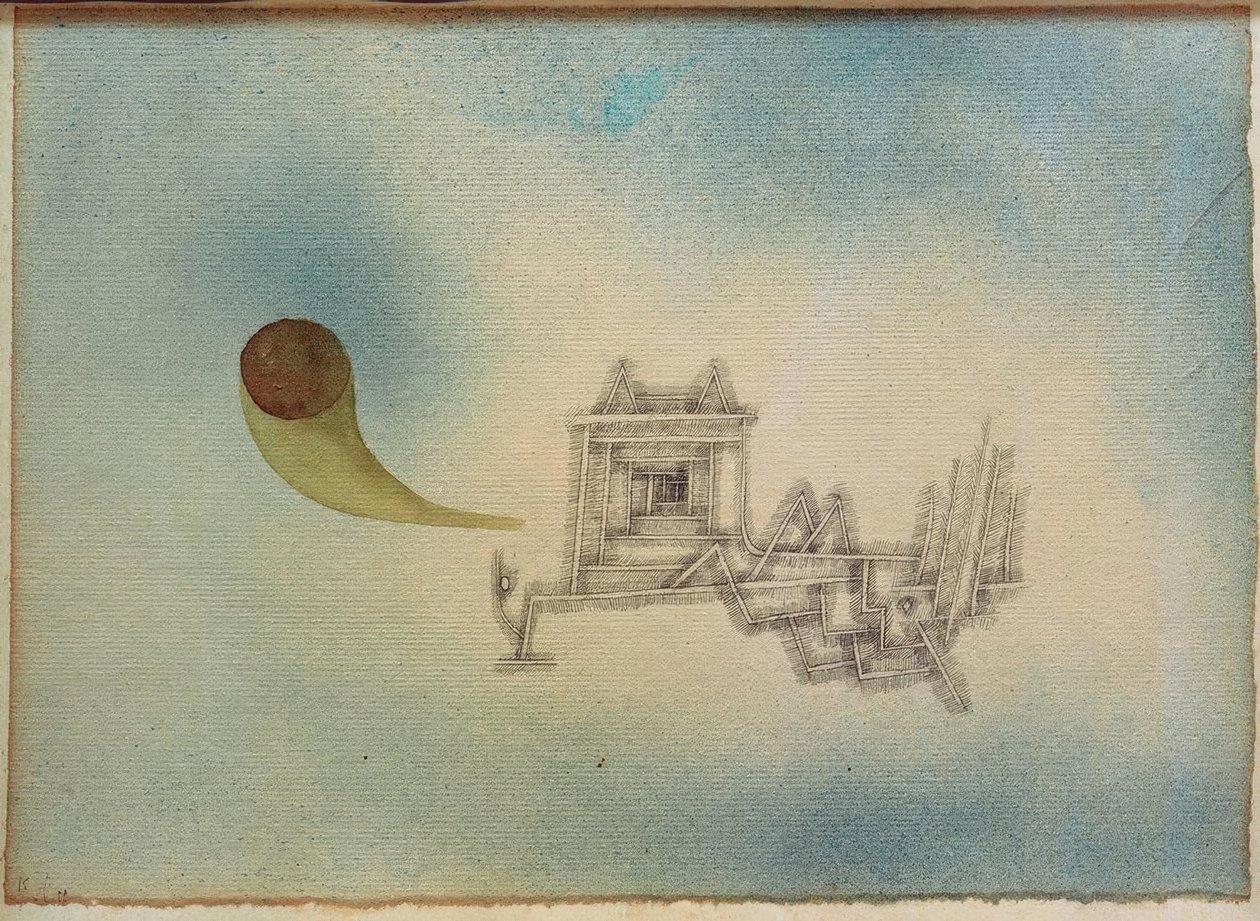 Jagdpavillon af Paul Klee
