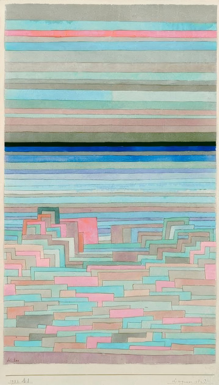 Lagoon by af Paul Klee