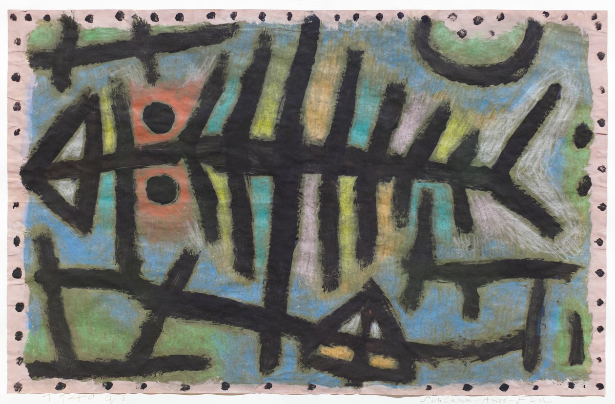 Mud-Woodlouse-Fish (slump-søens ståhej) af Paul Klee