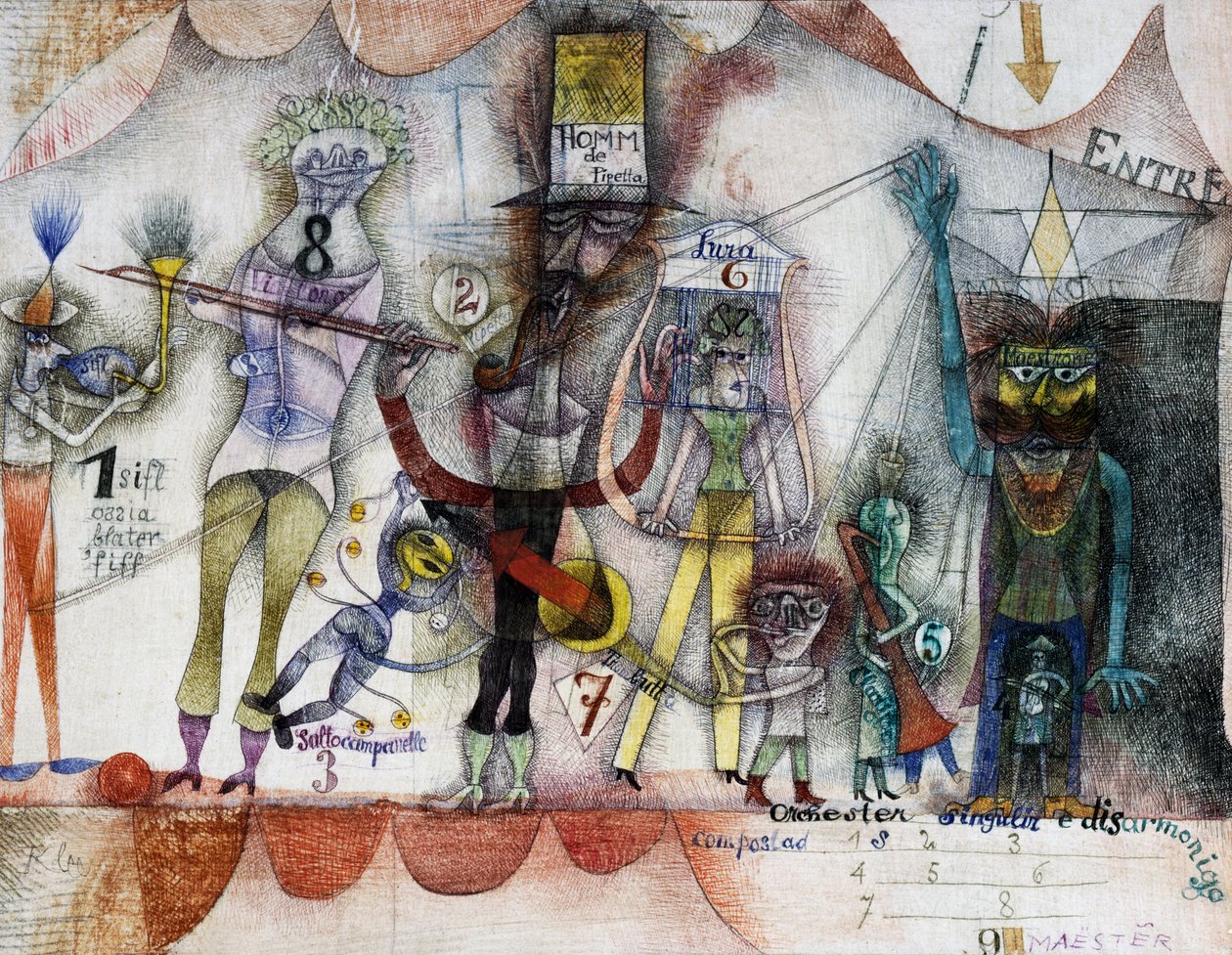 Musik på messen af Paul Klee