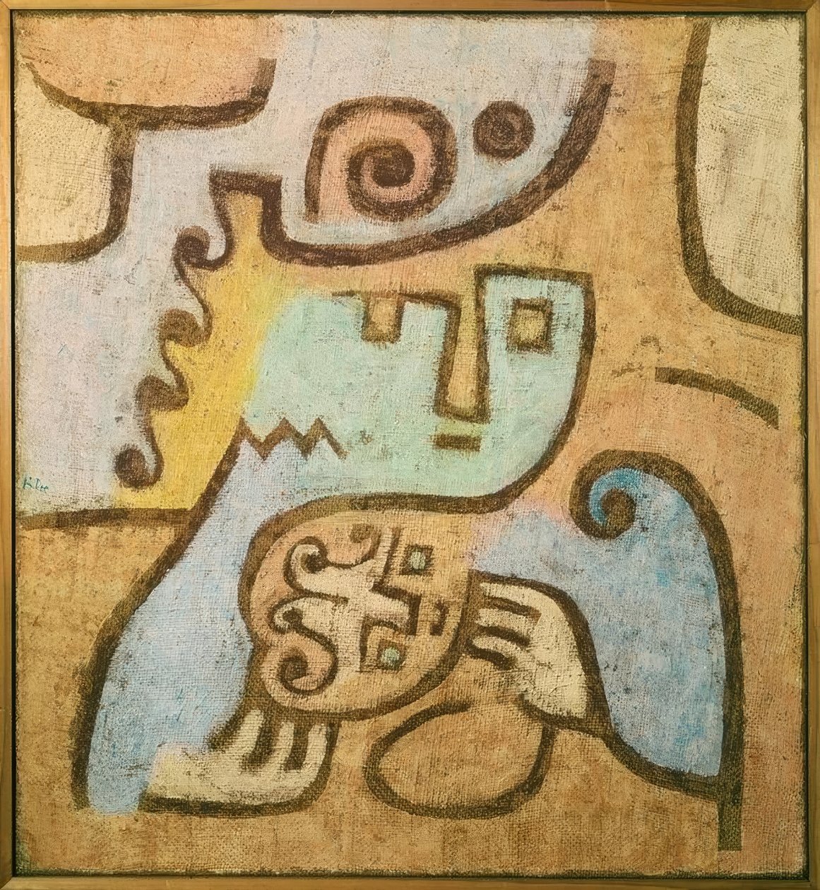 mor med barn af Paul Klee