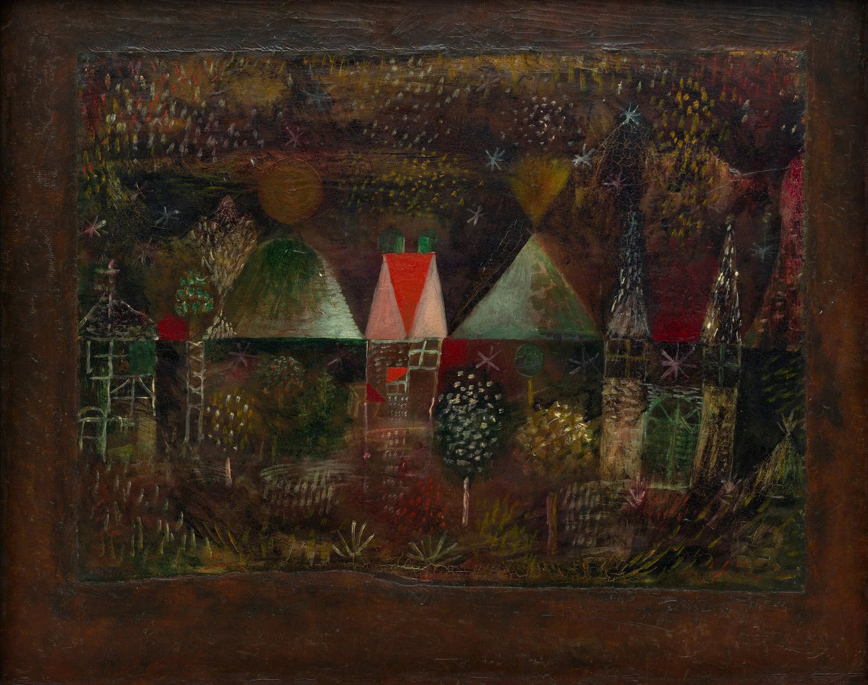 Natfest, 1921. af Paul Klee