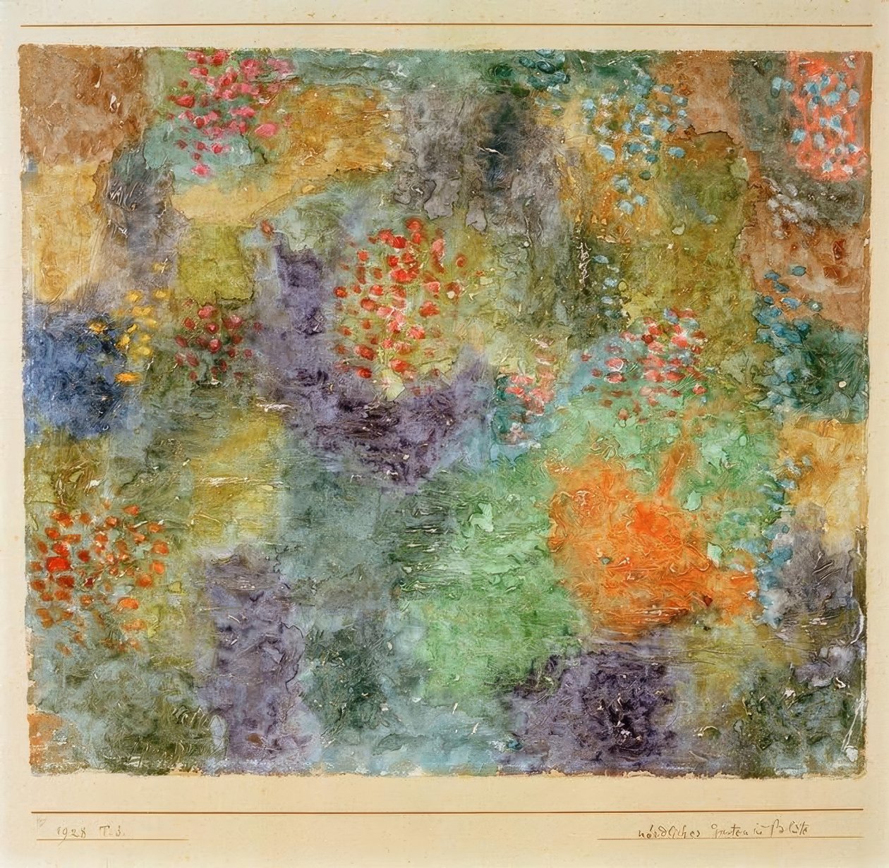 Den nordlige have i blomst af Paul Klee