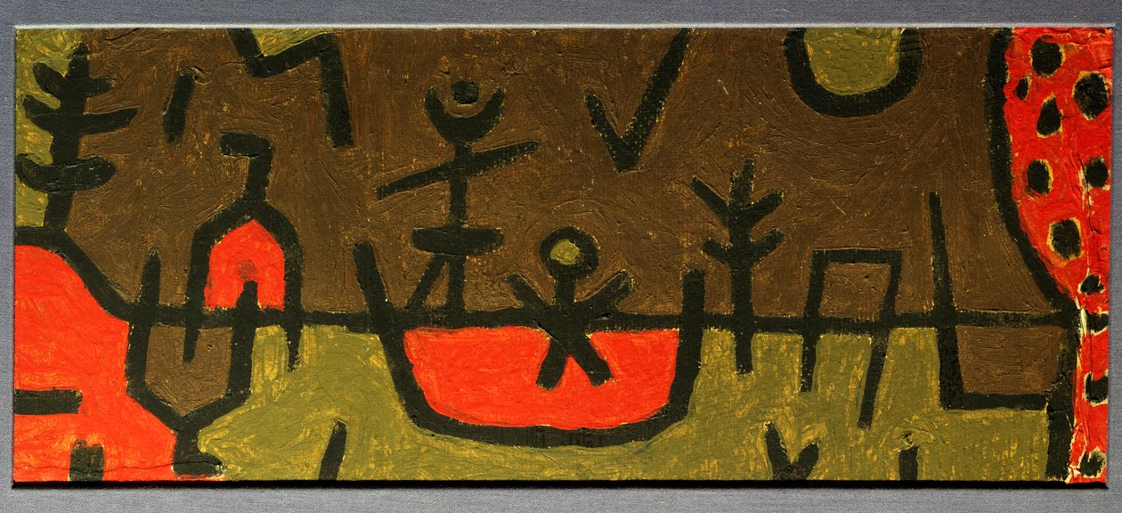 Dam i parken af Paul Klee