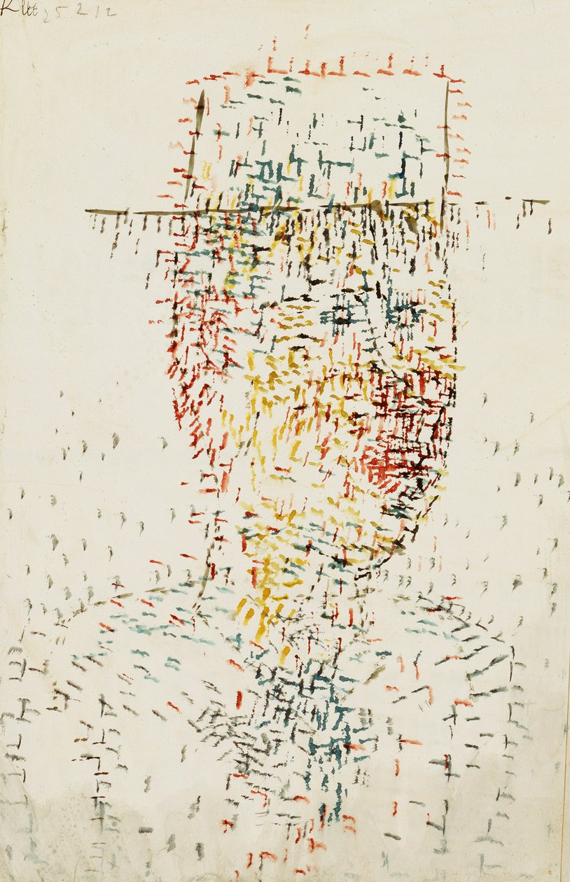 Portræt af en ung mand af Paul Klee