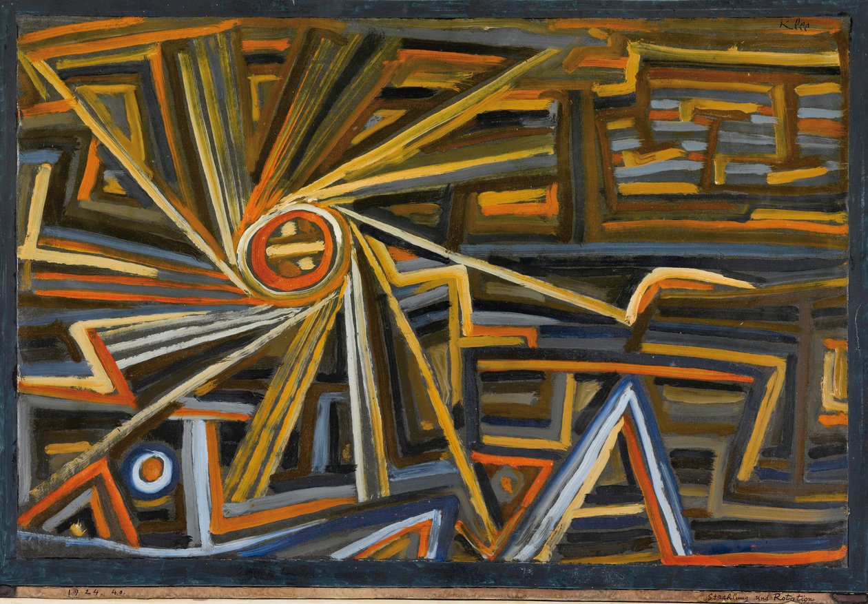 Stråling og Rotation. af Paul Klee