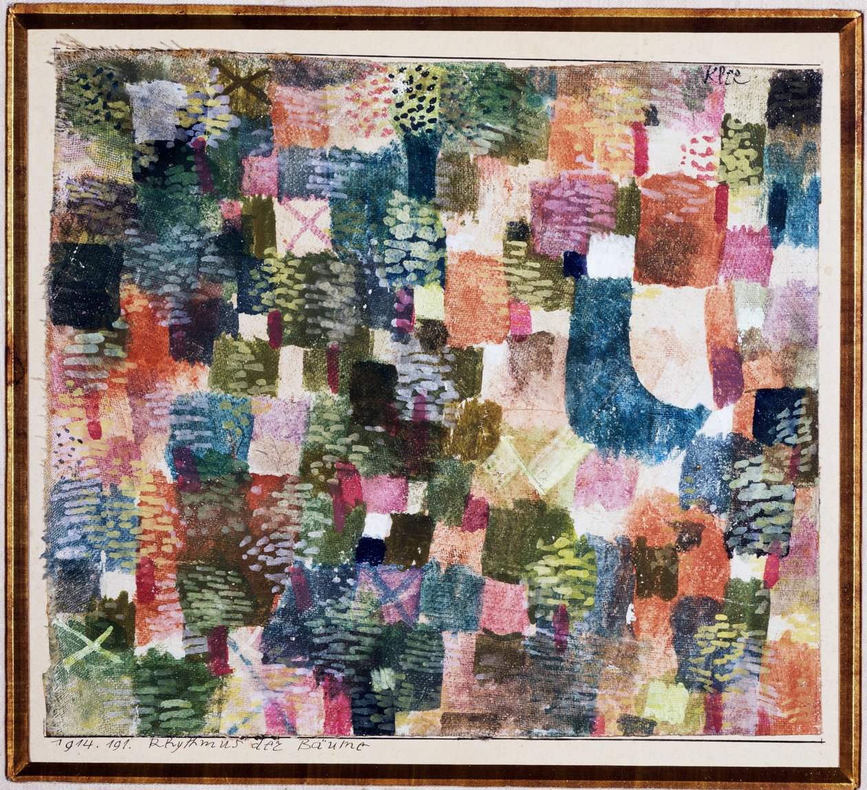 træernes rytme af Paul Klee