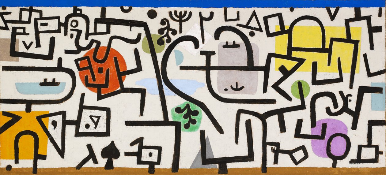 Rich Harbor (billede af en rejse) af Paul Klee