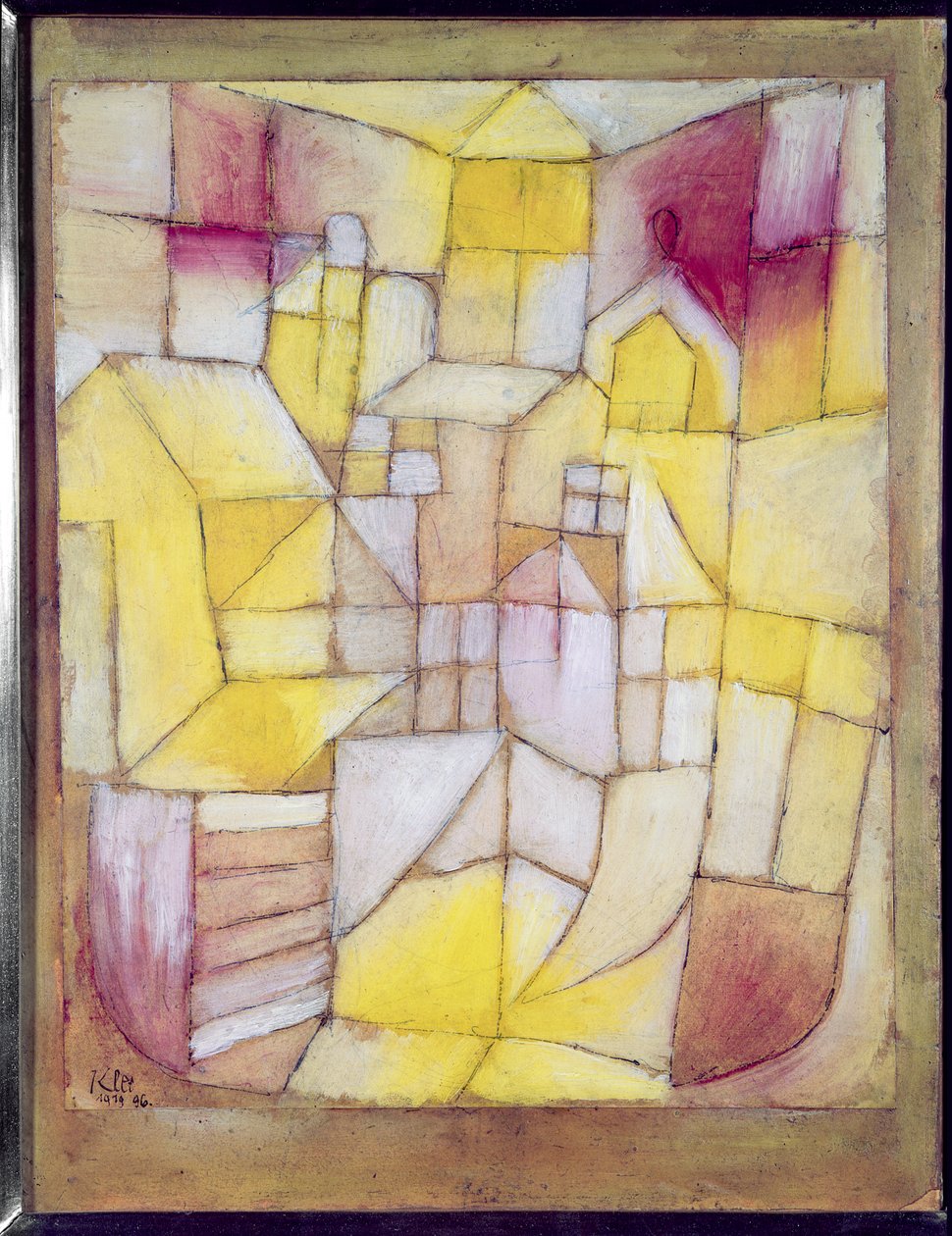Pink-Gul af Paul Klee