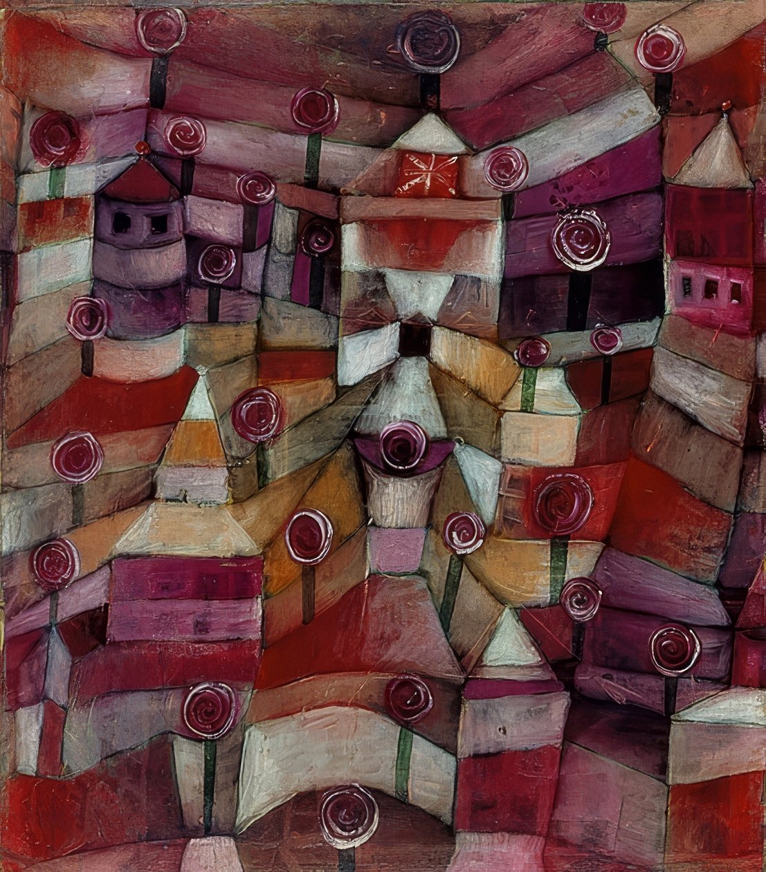 Rosengarten. 1920 af Paul Klee