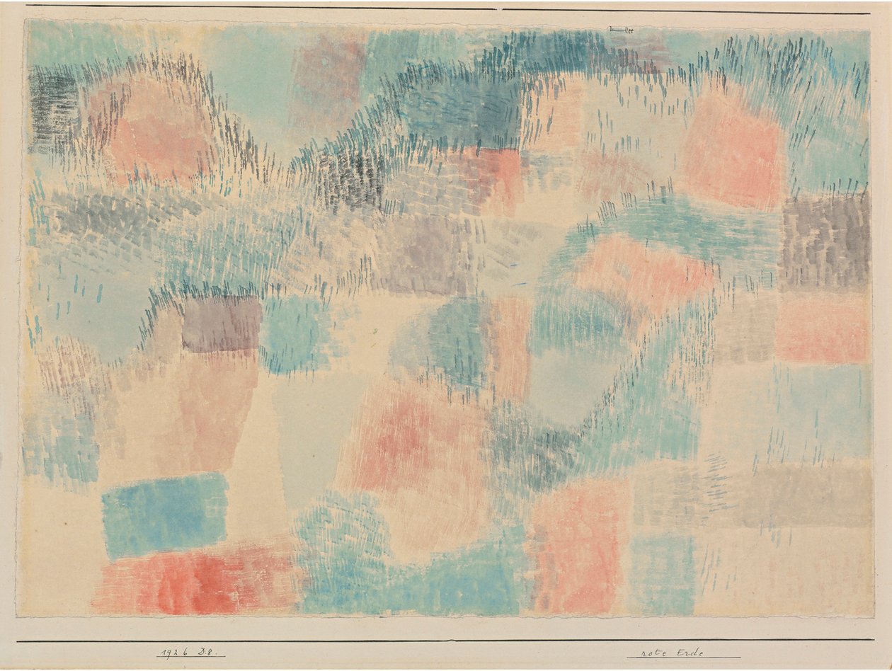 Rote Erde Red Earth, 1926.dani af Paul Klee