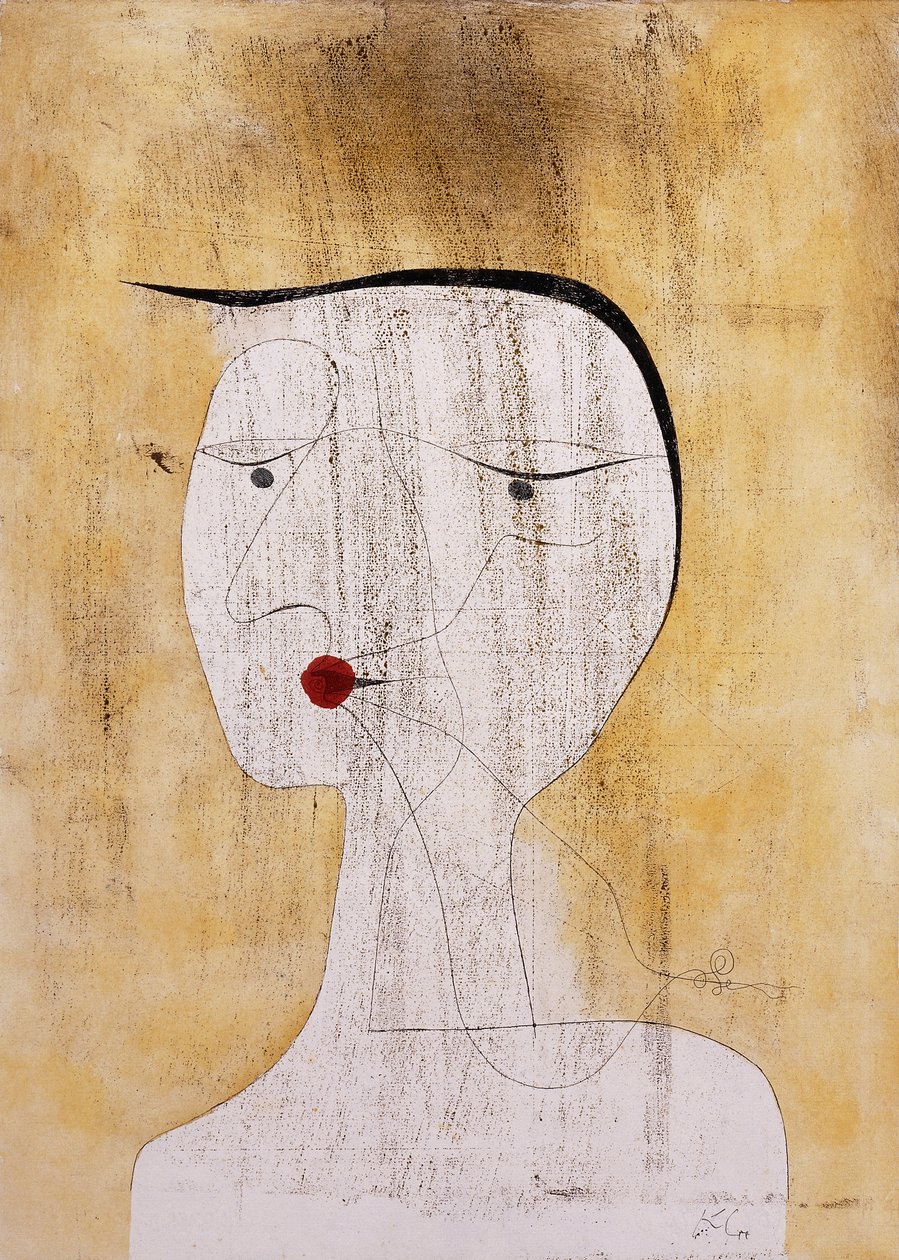 Forseglet Kvinde; Forseglet dame af Paul Klee