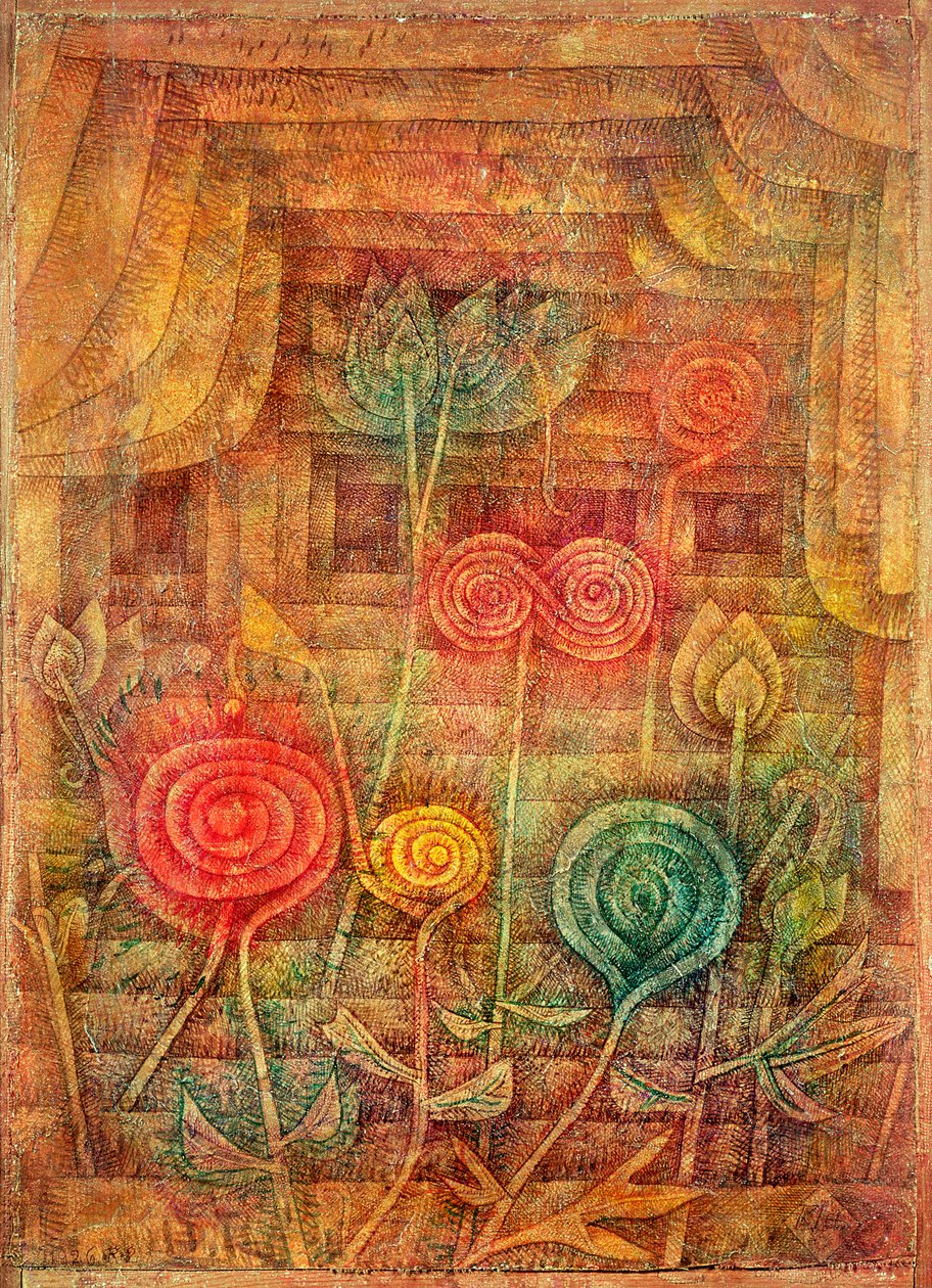 Spiral blomster af Paul Klee