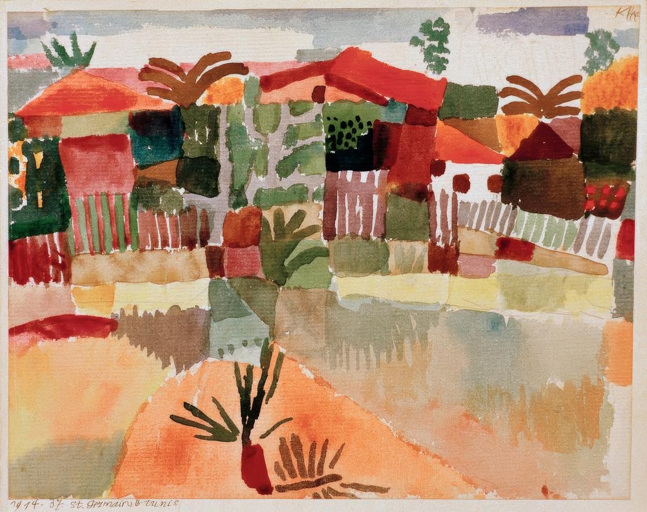 St. Germain f. Tunis af Paul Klee