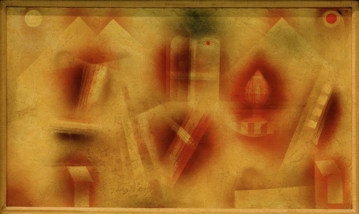 Stilleben med fragmenter af Paul Klee