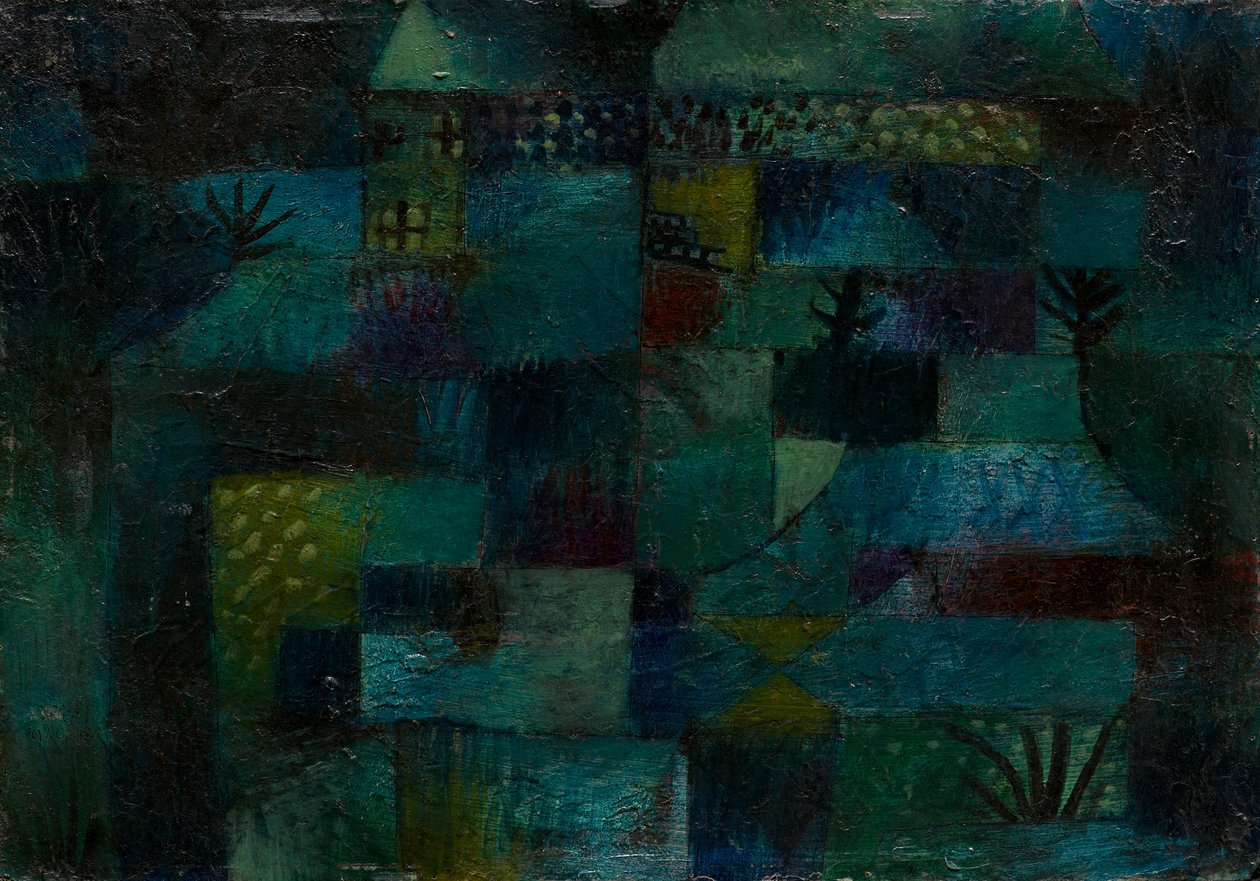 Terrassehave, 1920. af Paul Klee
