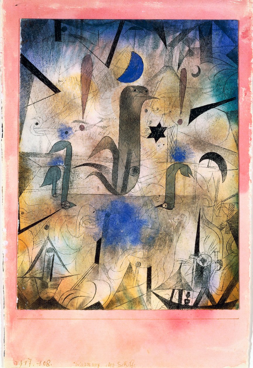 "Bådens sirener" af Paul Klee