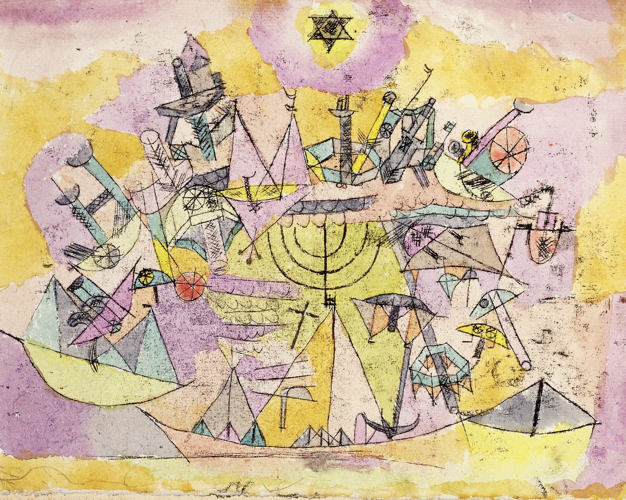 De uheldige skibe; Skibenes påske af Paul Klee