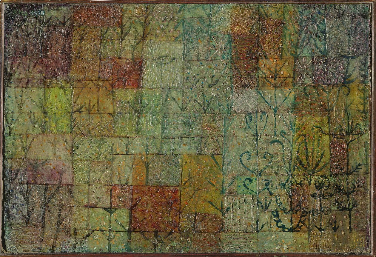Grøntsagshaven, 1925. af Paul Klee