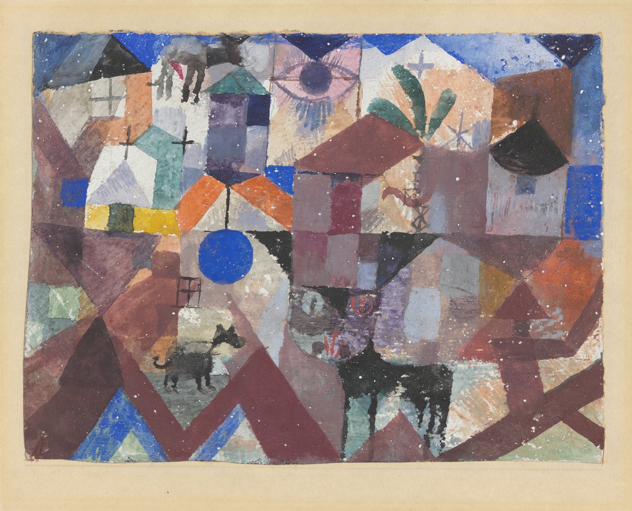 Tiergarten, 1918. af Paul Klee