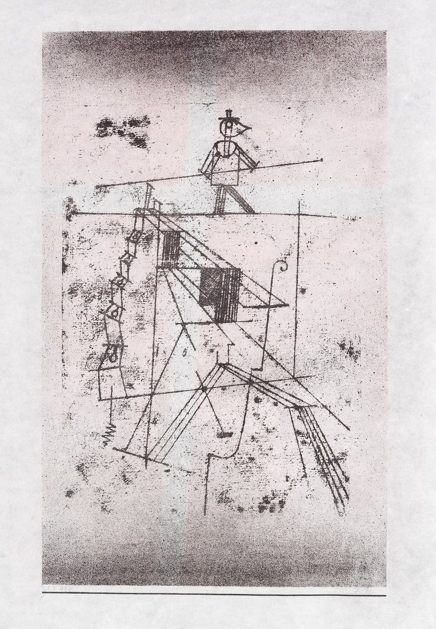 Tightrope Walker, 1923. af Paul Klee