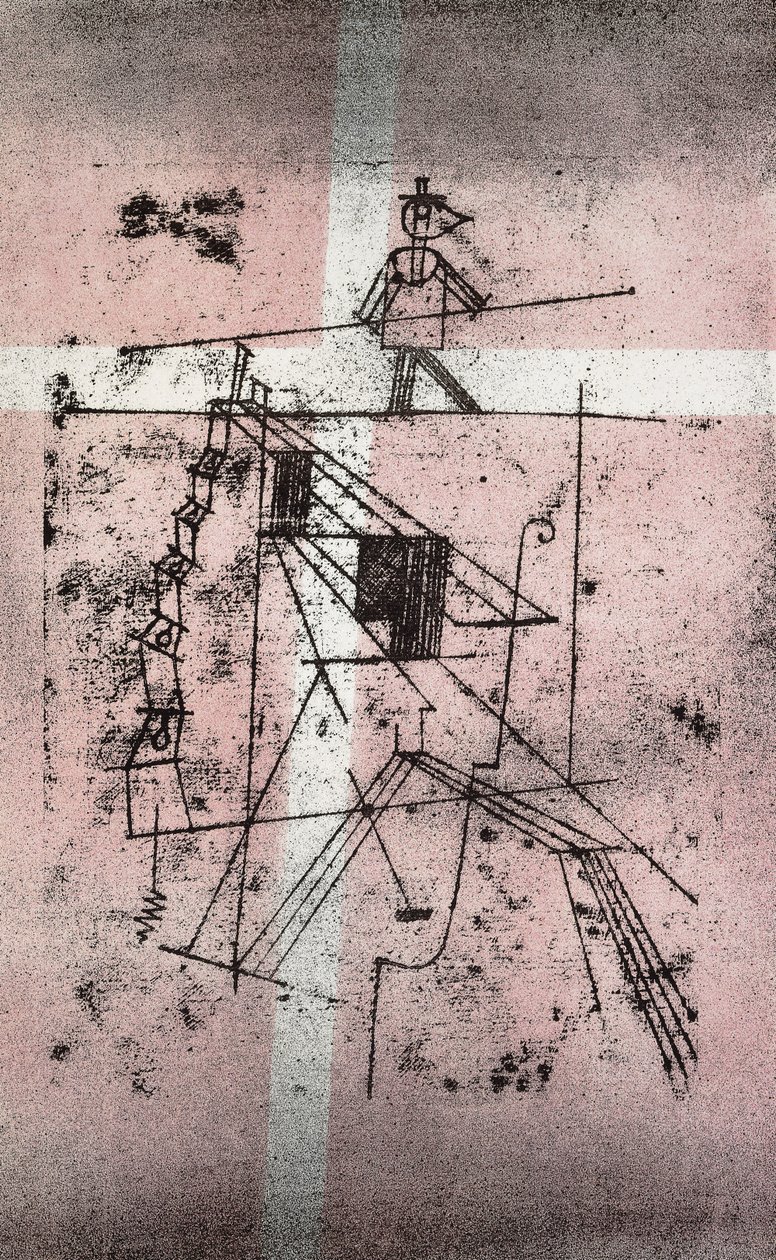 Tightrope Walker; Seiltanzer af Paul Klee