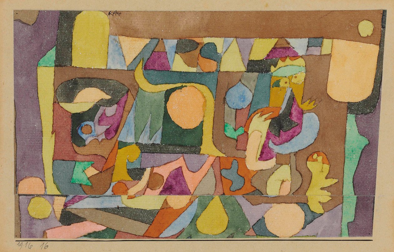 Varsalah, 1916. af Paul Klee
