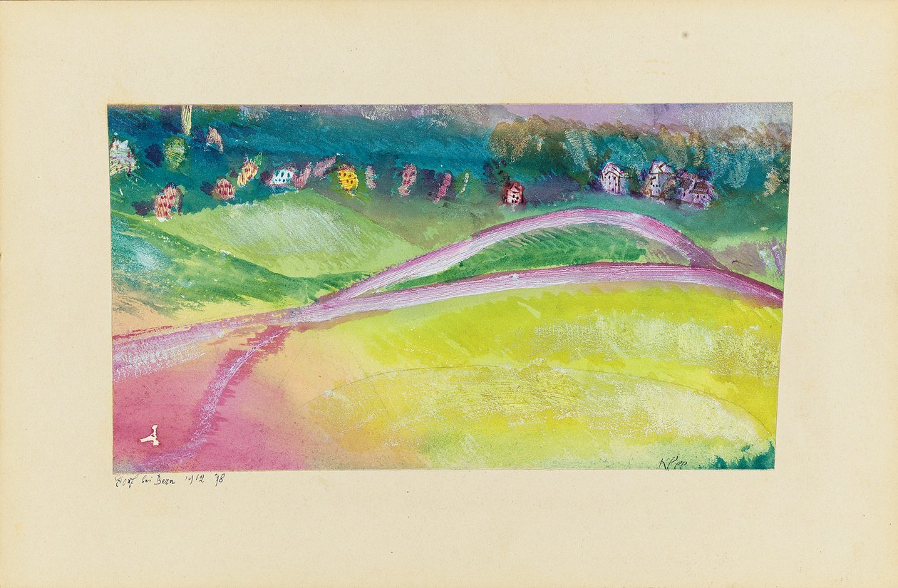 Landsby nær Bern af Paul Klee
