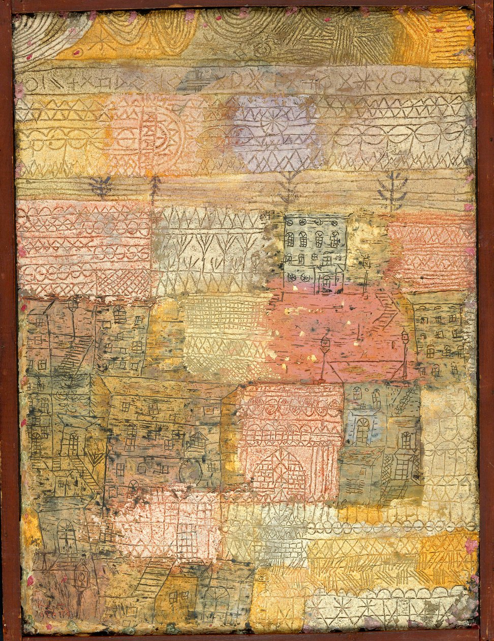 Villas florentines, 1926. af Paul Klee