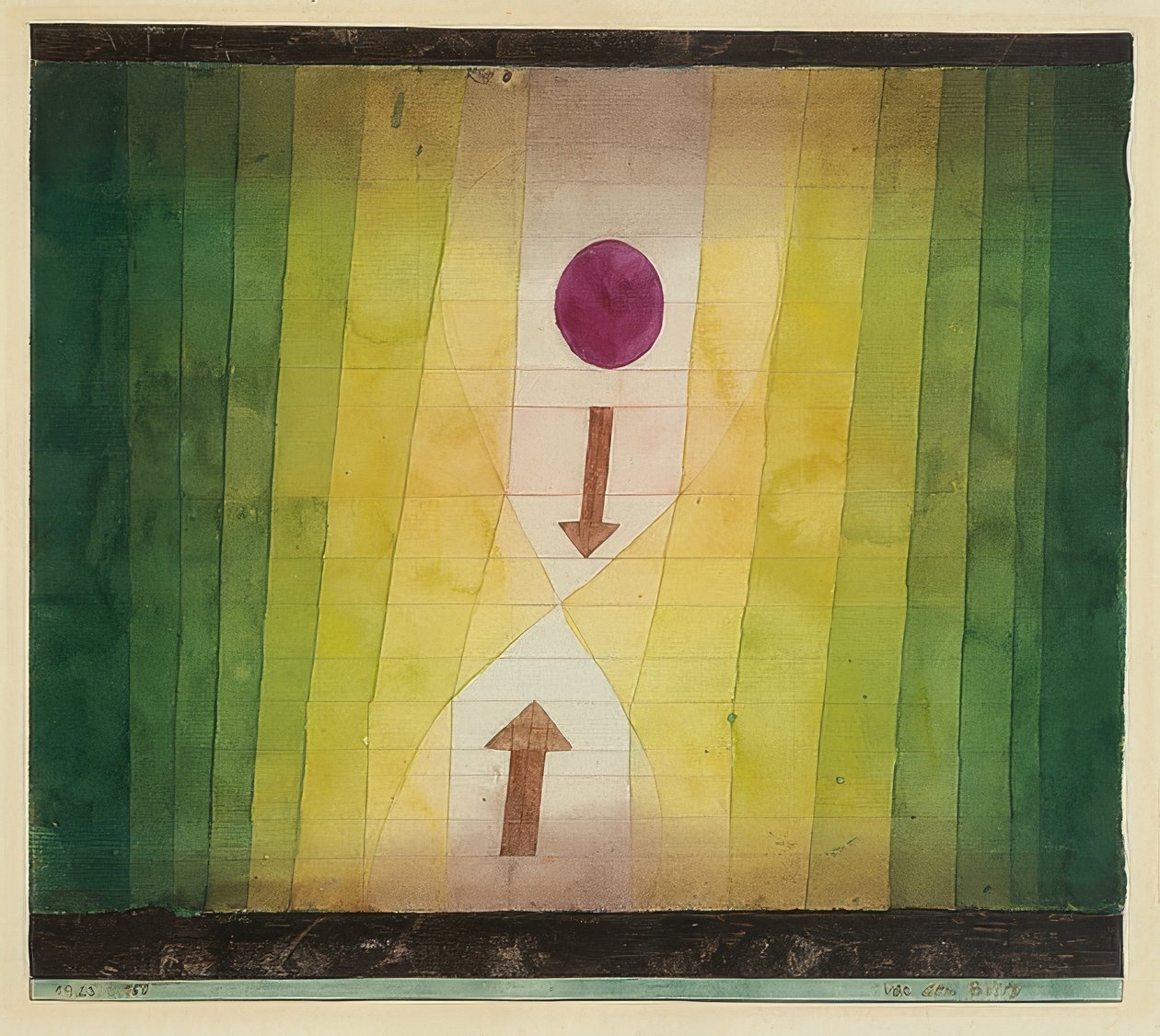 Før lynet. 1923.150 af Paul Klee