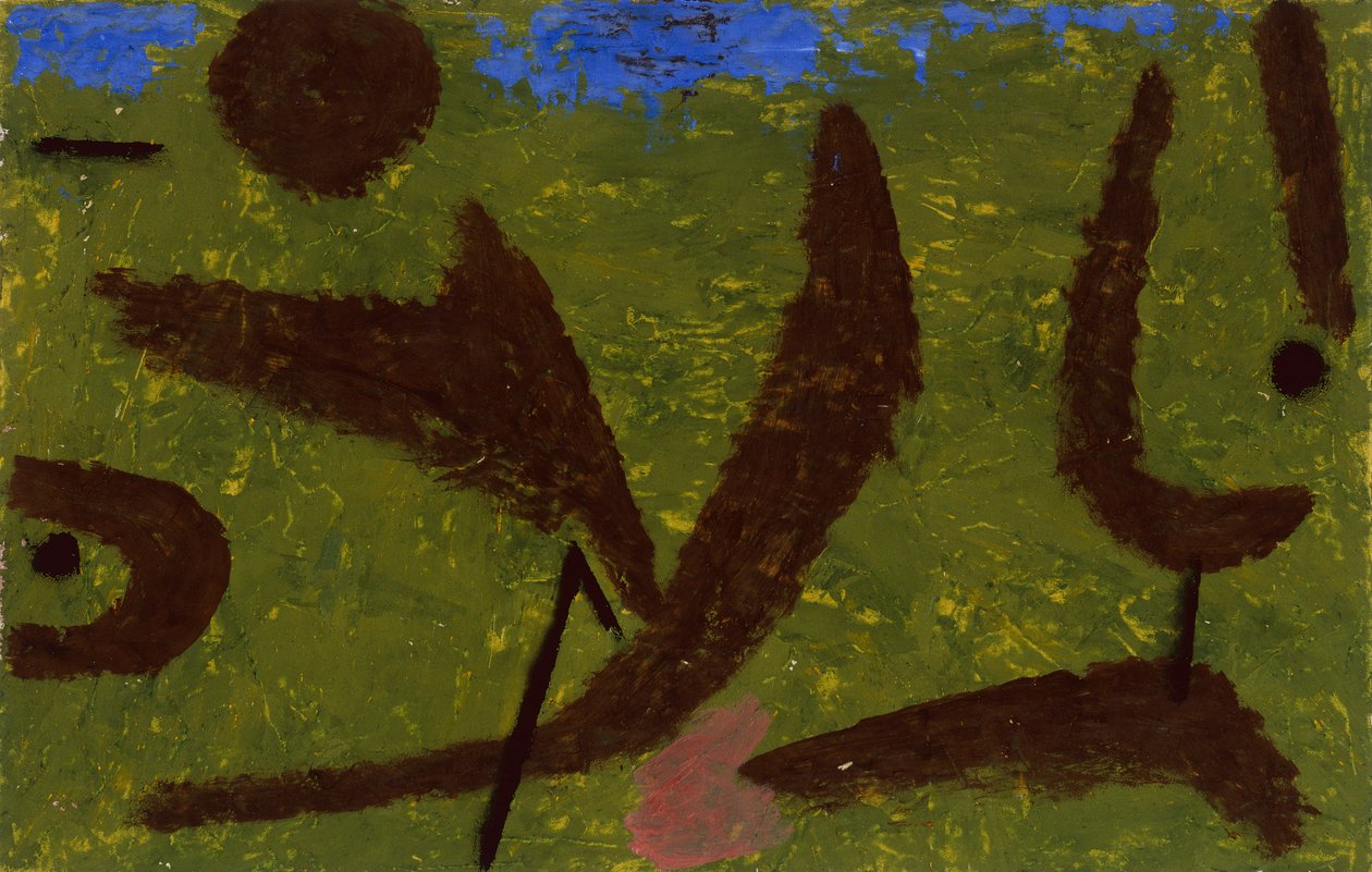 Hvad skete der i bunden af Chamonix af Paul Klee