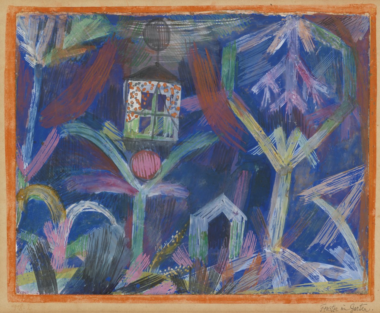 Vindue i haven. af Paul Klee