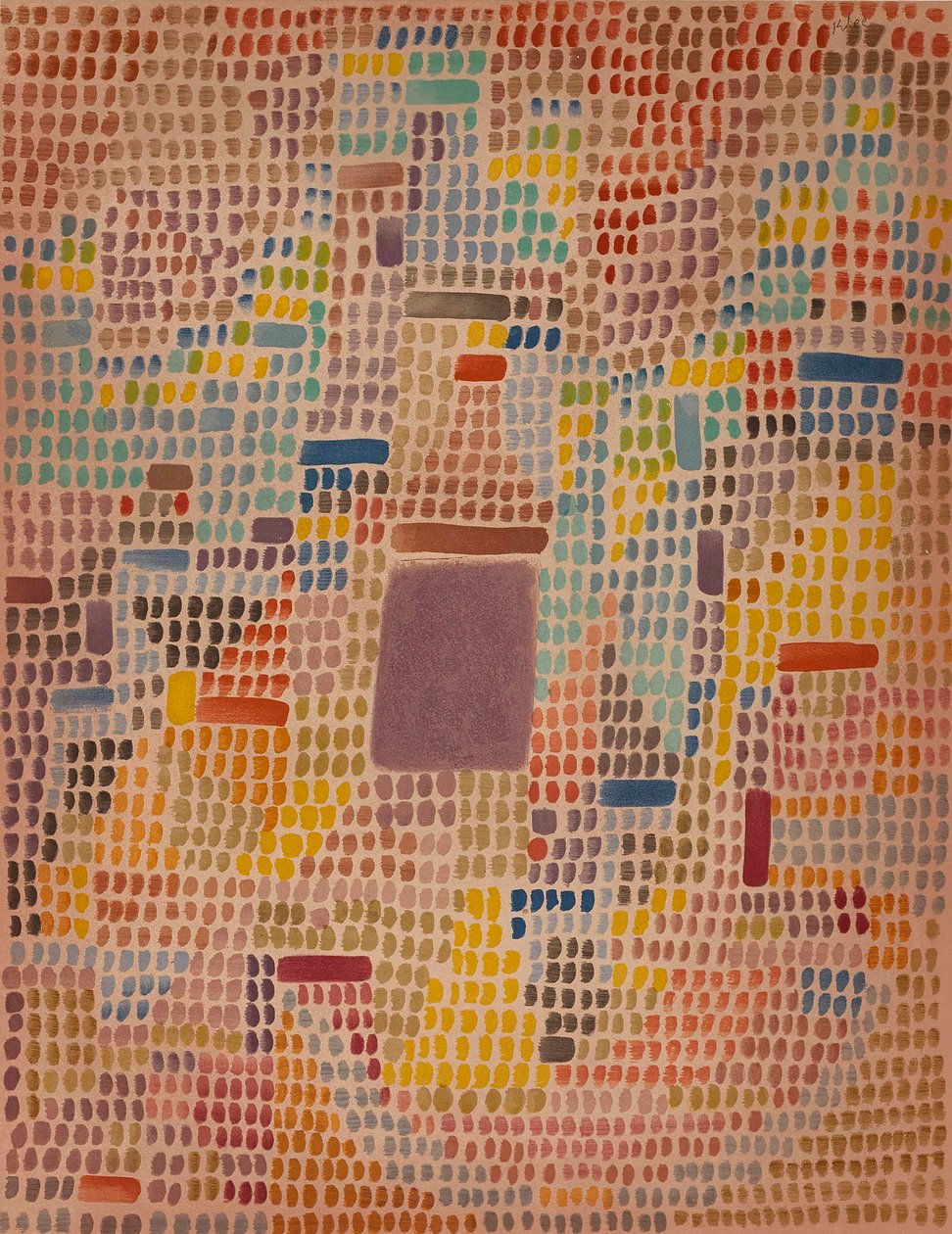 Med indgangen. af Paul Klee
