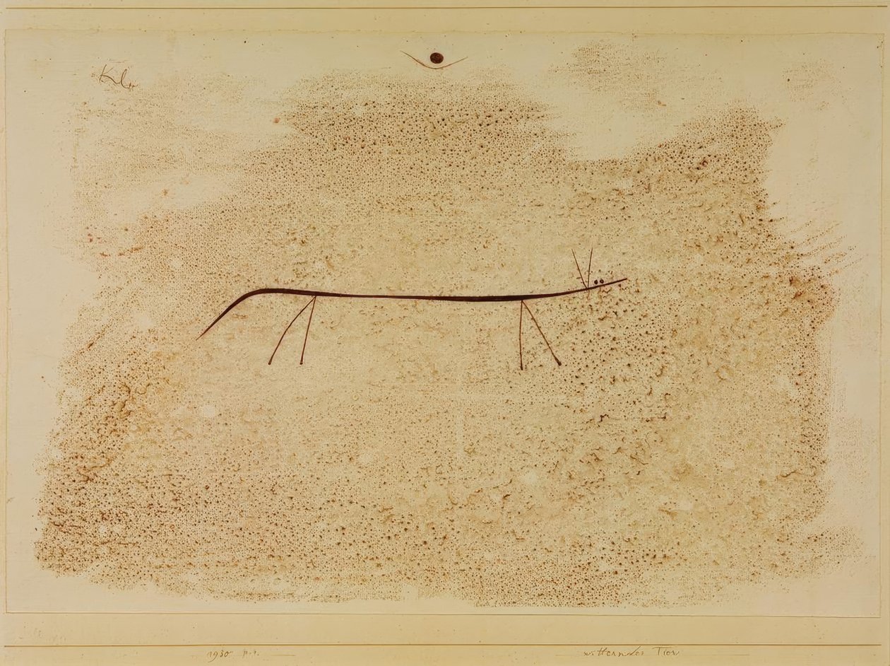 Duftende dyr af Paul Klee