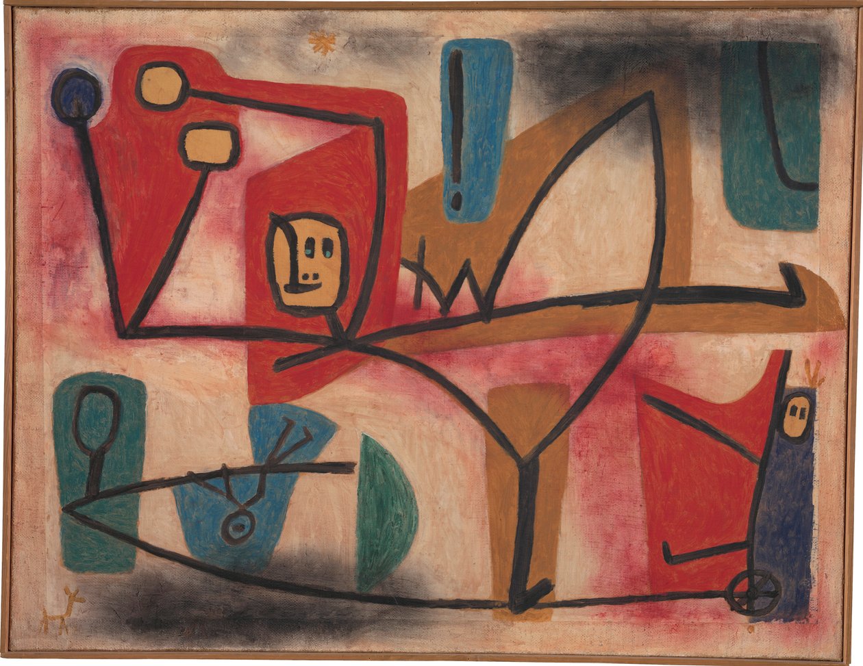 Cockiness Exuberance, 1939. af Paul Klee