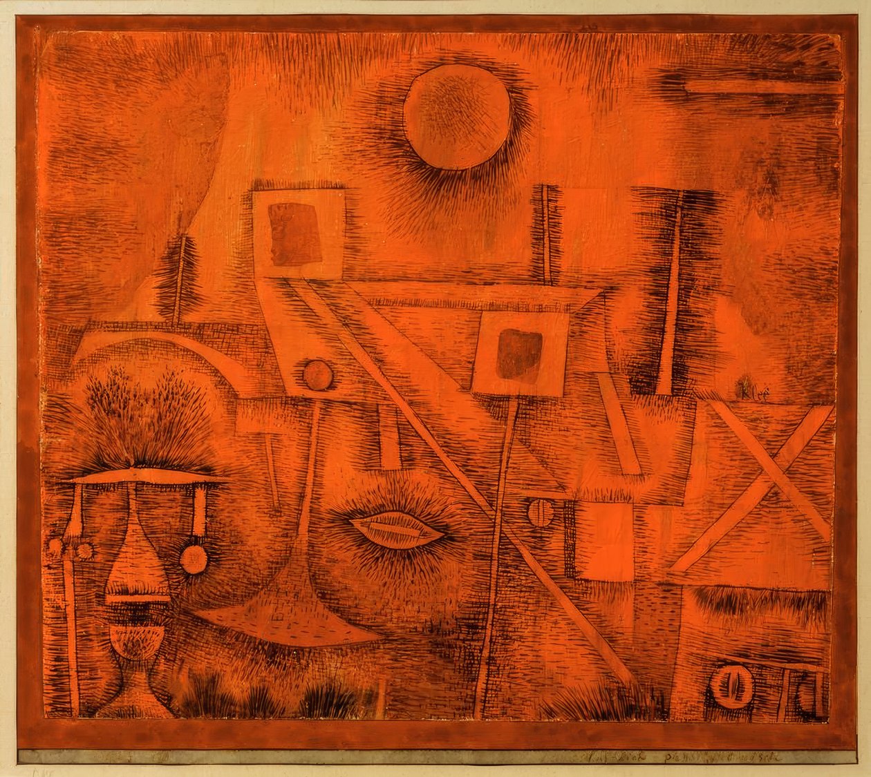 naturskøn-fysiognomisk af Paul Klee
