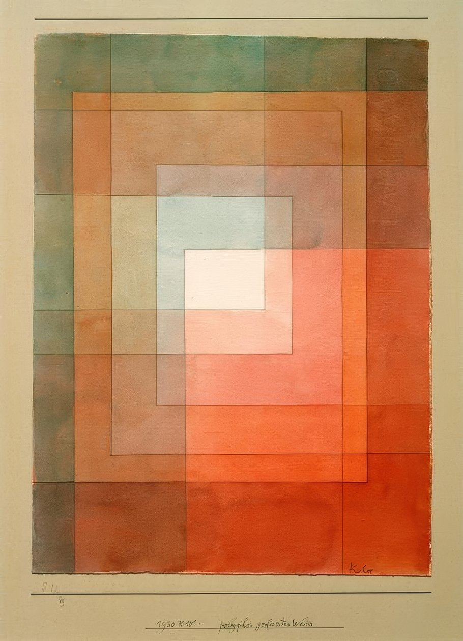polyfonisk hvid af Paul Klee