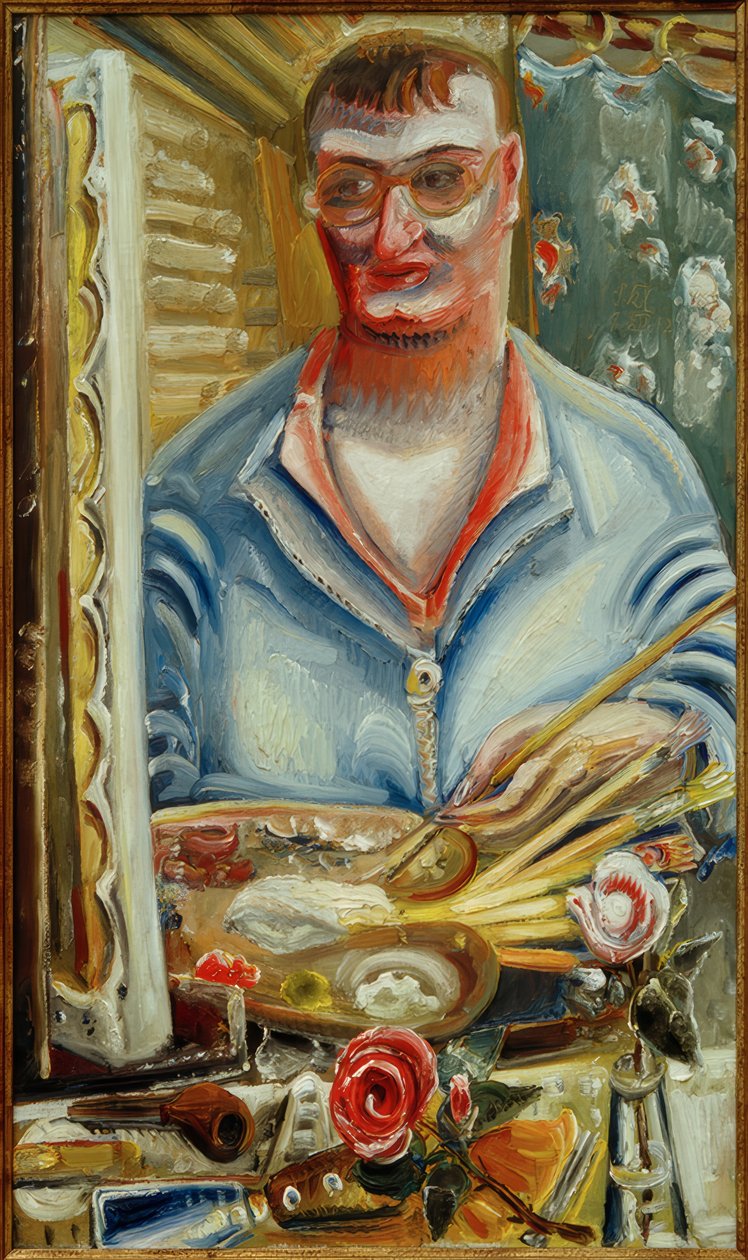 Selvportræt af Paul Kleinschmidt