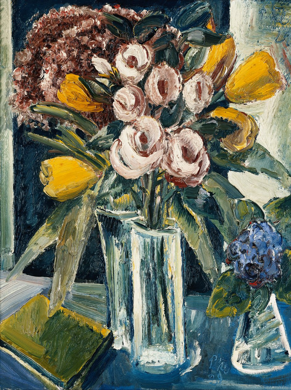 stilleben af ​​blomster; Stilleben med blomster af Paul Kleinschmidt