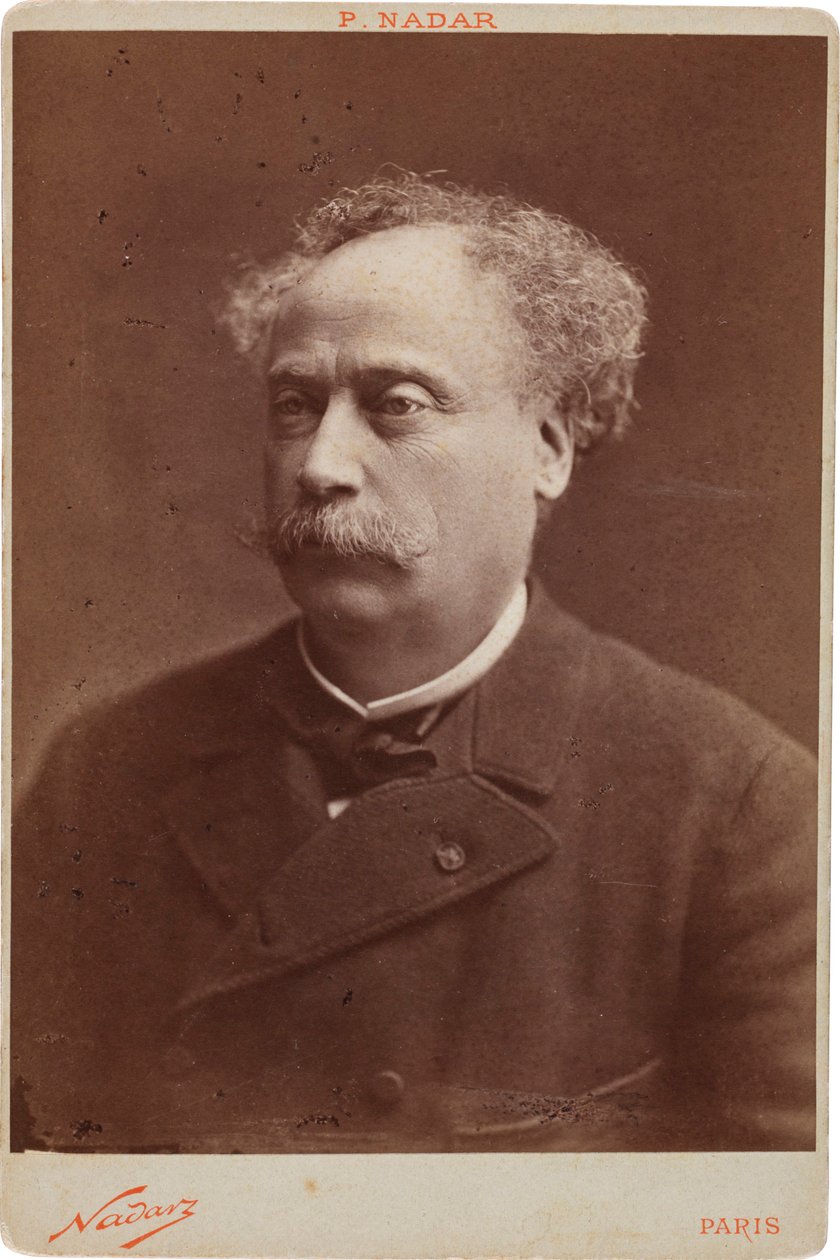 Alexandre Dumas, søn 1824-1895, ca. 1886. af Paul Nadar
