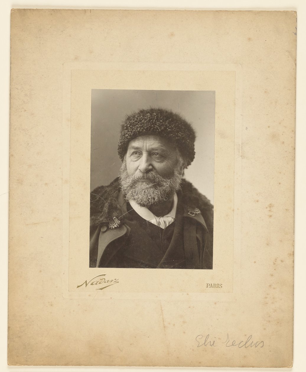 Élie [Élisèe] Reclus af Paul Nadar