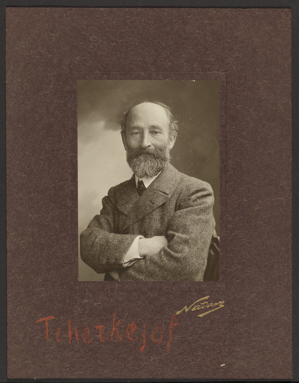 [Portræt af en mand] af Paul Nadar